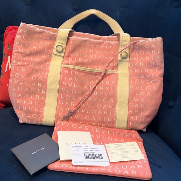 Bulgari Bags Authentic Bvlgari Logomania Women'S Canvas